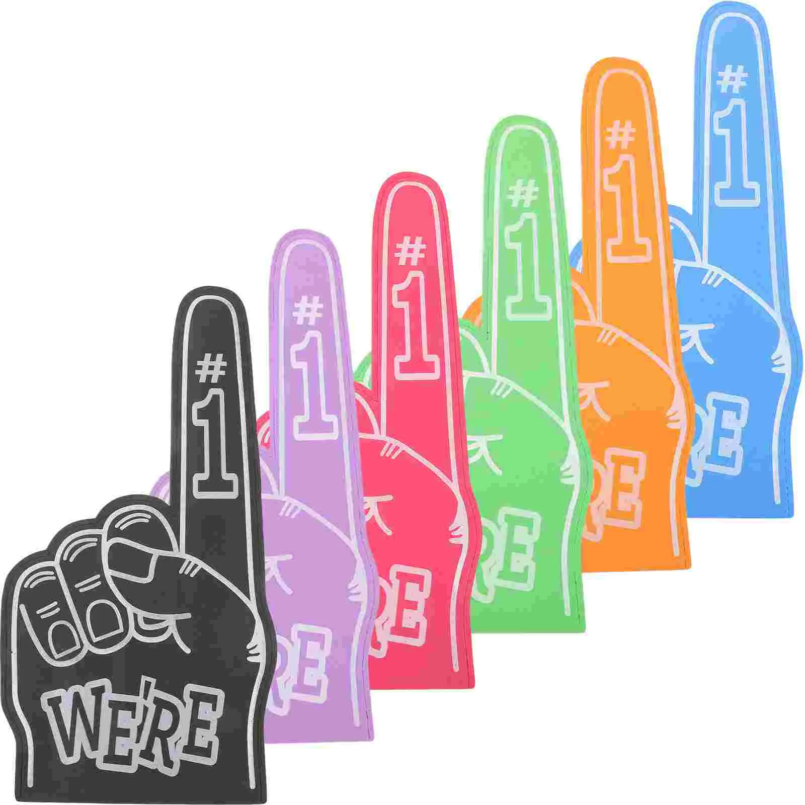 

Eva Palm Party Prop Football Game Noise Makers Foam Fingers Bulk Pointer Sports Cheer Hands Props Cheerleading Stuff