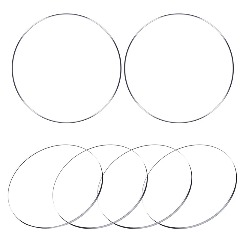 

Uclio 6Pcs 8 Inches Clear Acrylic Round Discs Thick Circle Sheets Plates Panel 0.12 Inch Thick For DIY Projects Crafts Setting