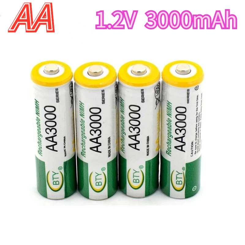 

Recareg á vel precharged 1.2V AA 3000mAh NiMH battery for toys, cameras, micro