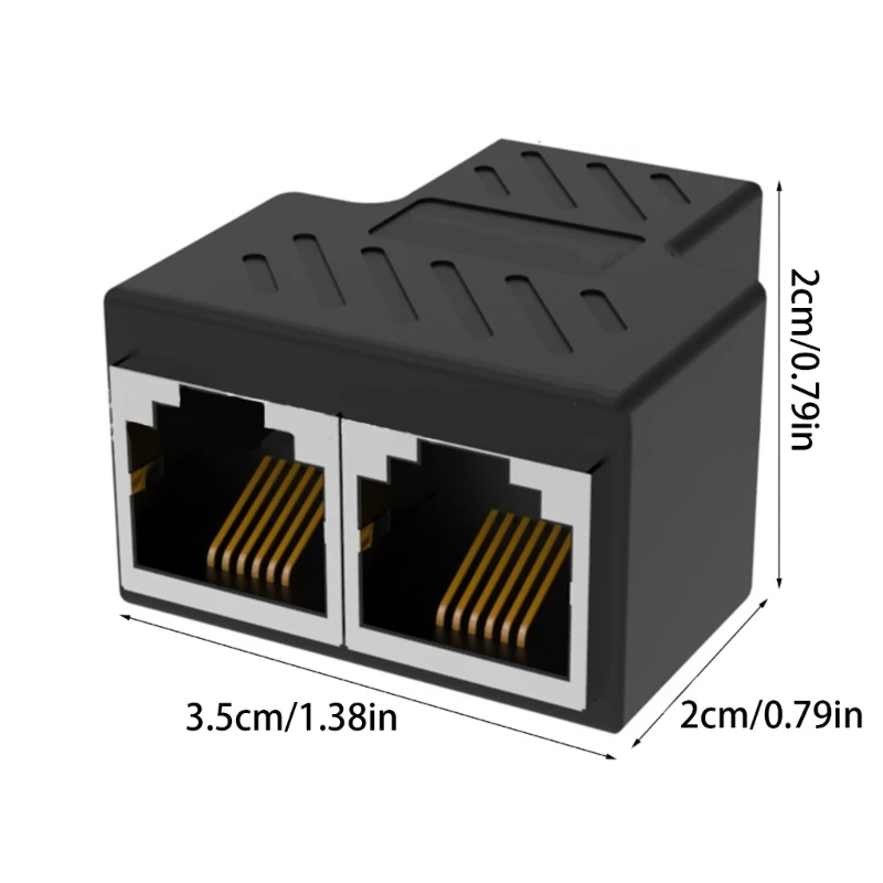 Настенный адаптер RJ11 двойной разветвитель телефонной линии настенная вилка