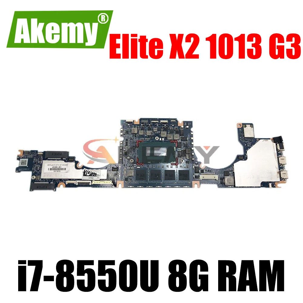 

L31977-601 DA0D99MBAI0 For HP Elite x2 1013 G3 Laptop motherboard L31977-001 with i7-8550U CPU 8GB RAM 100% test ok