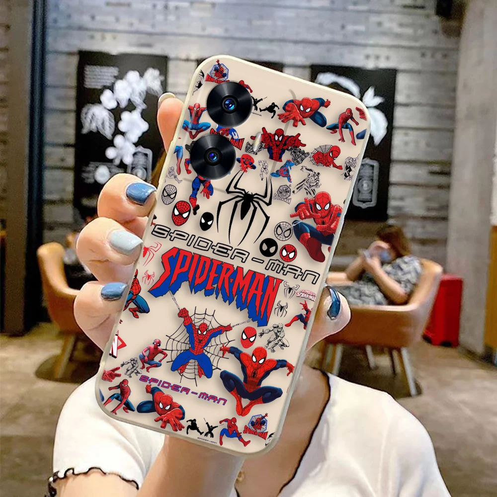 Чехол для телефона Marvel The Avengers Comics Realme C65 C63 C53 C35 C55 C33 C30 C21Y C20 C12 C11 GT 2 XT NARAO 20 30 50 Case Funda