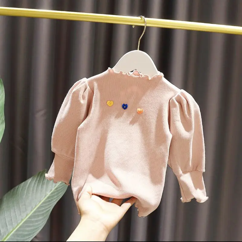 

Girl Baby Simple and Lovely Leggings Girls Spring Dress New Girls Stretch Slim T-shirt Kids Clothes