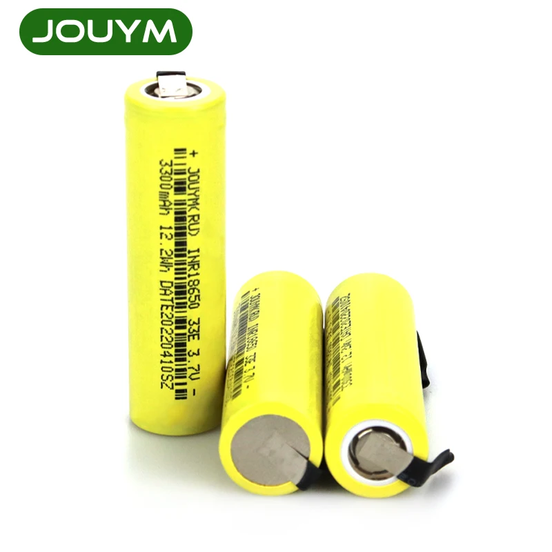 

Перезаряжаемая литиевая батарея 18650, 3,7 в, 3300 мАч, литий-ионная батарея большой емкости для светодиодного фонарика, 30 А, блок питания