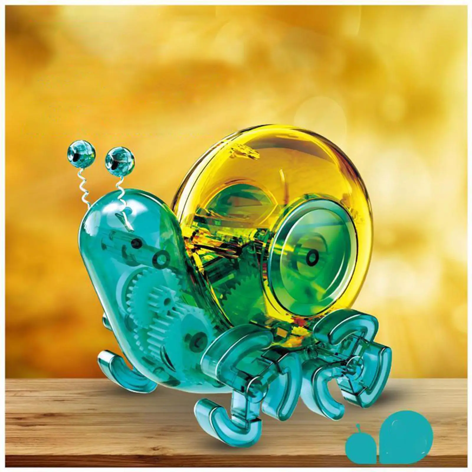 Solar Snail Toy Science Kit Rod Toy for Kids Hand-eye Coordination