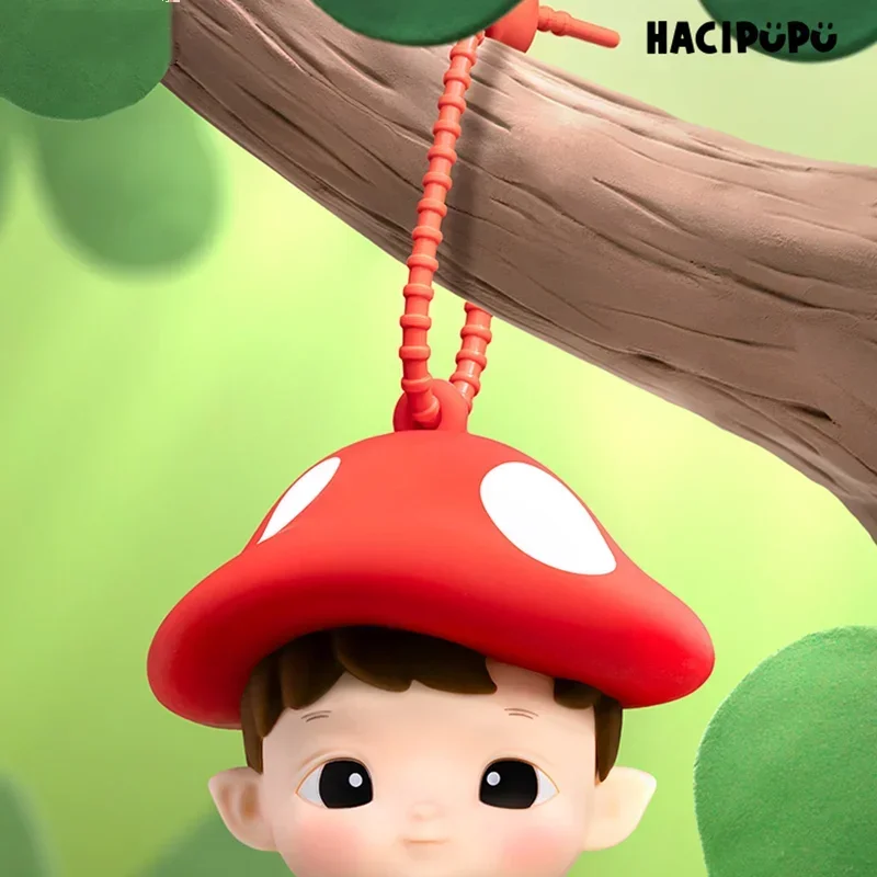 Фото POP MART HACIPUPU Forest Adventure Series: Оригинальная сумка для наушников, фигурка-сюрприз в закрытой упаковке, коллекционная фигурка-украшение №4