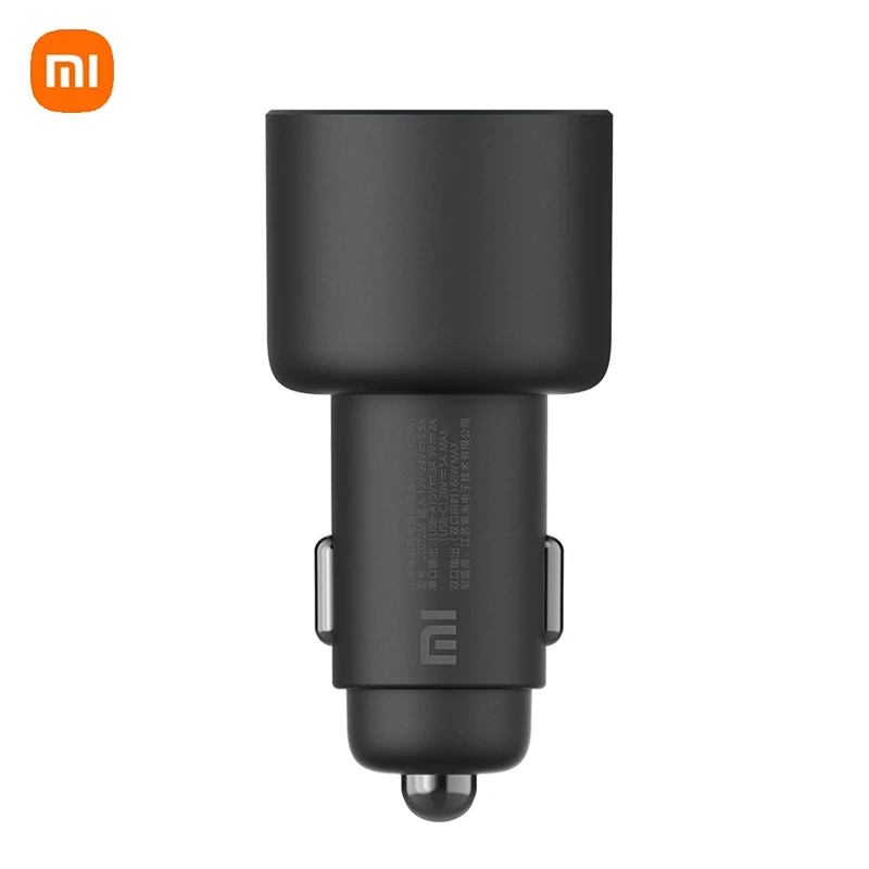 

Xiaomi Car Charger Fast Charge 100W 1A1C Multifunctional Smart Power Bank Type-C USB-A Mobile Flashlight for Apple Android