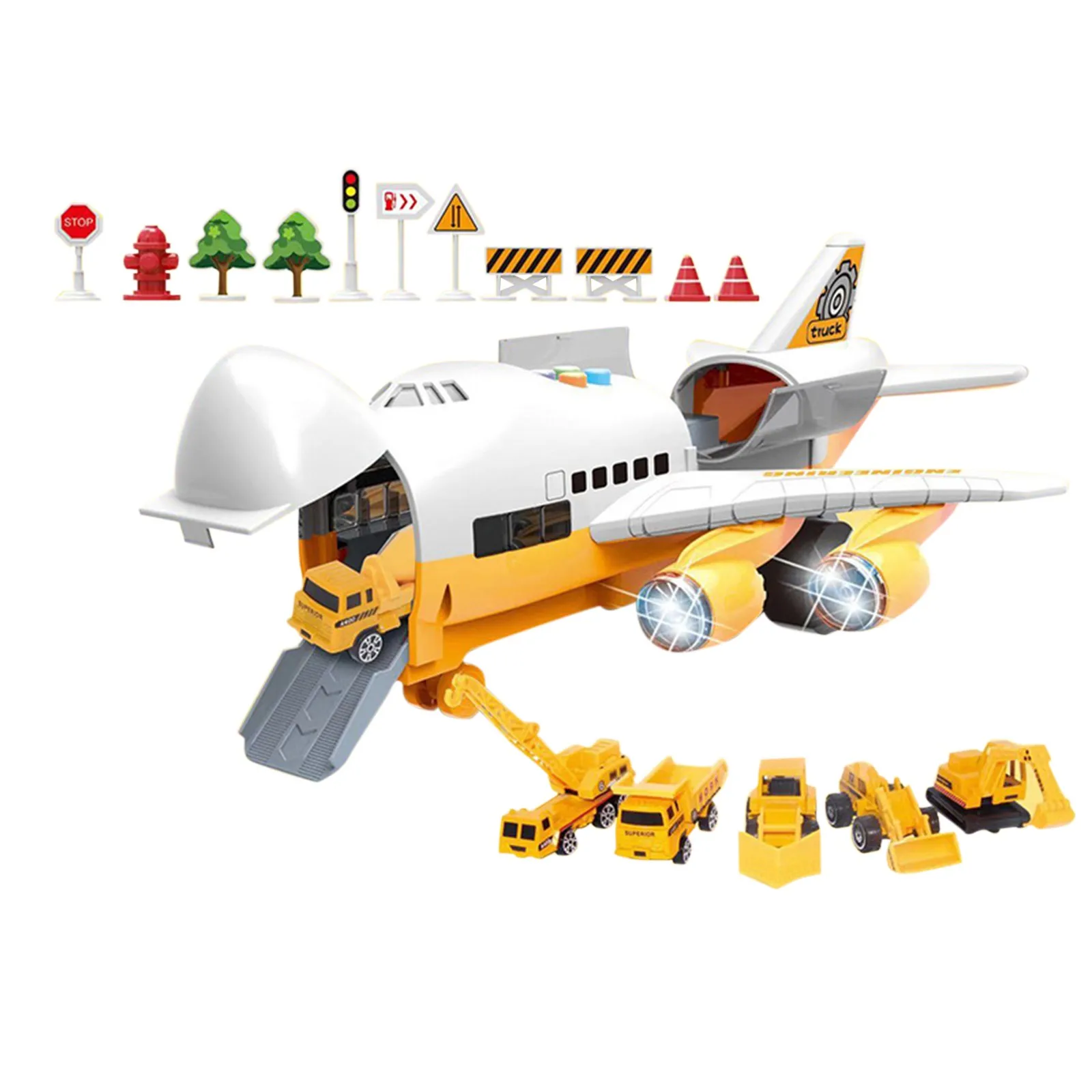 

Large Size Toy Car Music Story Simulation Track Inertia Aircraft Children Passenger Plane Toy Airplane Model Kids Airliner Gift