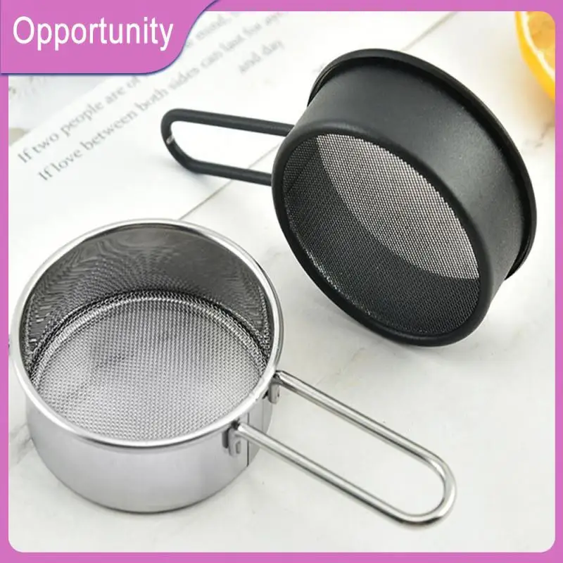 

Hand-held Sugar Powder Mesh Sieve 430 Stainless Steel Wire Fine Mesh Household Flour Sieve 40 Mesh Baking Tool Kitchen Gadgets
