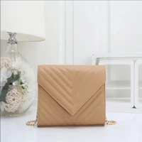 ladies v shaped envelope bag solid color simple fashion popular single shoulder messenger bag