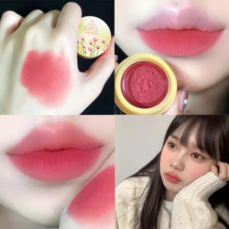 

Lip Gloss Pigment Can Mud Balm Glaze Velvet Matte Lipstick Waterproof Long Lasting Sexy Red Non-stick Cup Women Makeup Cosmetics