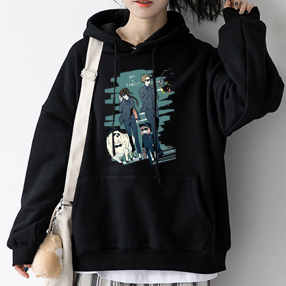 

Forger Spy x Family Hoodie Japan Anime Hoodies Sweatshirt Fashion Kawaii Streetwear Female Pullover Long Sleeve Tops Cartoon