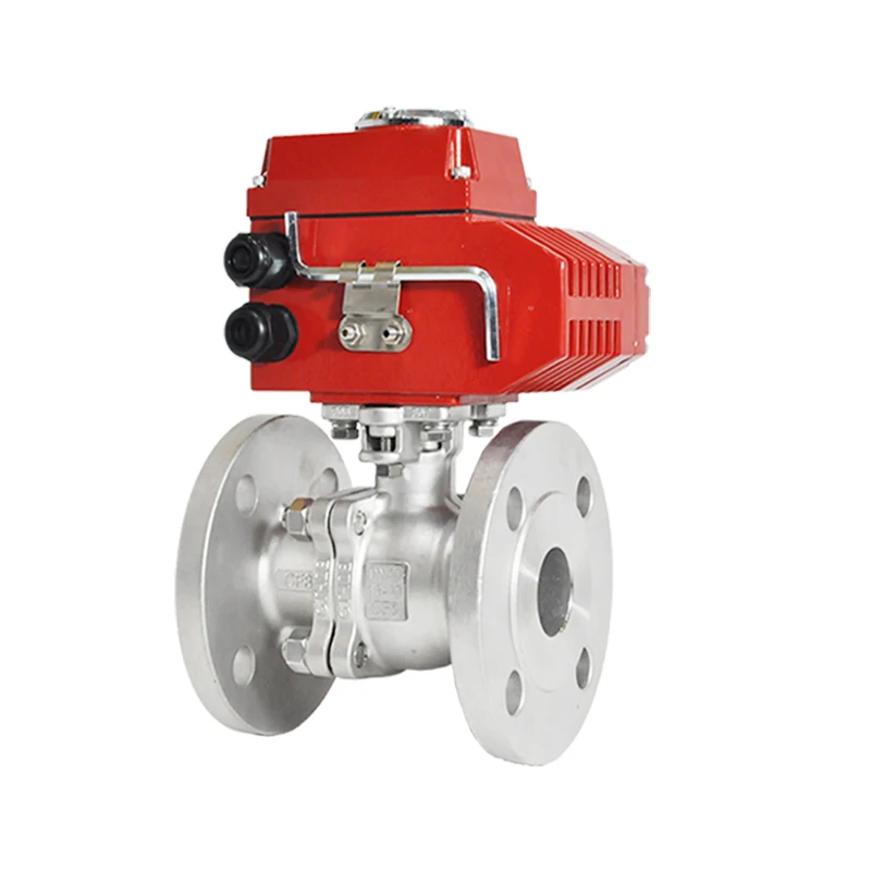 Darhor 220 В переменного тока 380 2 дюйма фланец из нержавеющей стали 304 шаровой кран с