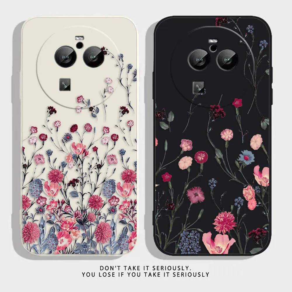 

Leaves Flower Plants Case For OPPO FIND X5 X6 X3 X2 REALME X7 X50 RENO ACE 2 2Z 4Z 4 6 7 Lite 5Z 5F 7Z PRO Case Funda Shell Capa