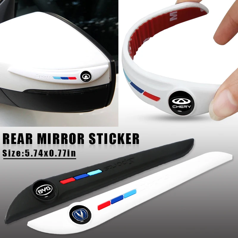 

Автомобильное зеркало заднего вида, Противоударная внешняя наклейка для Chery Tiggo 2 3 8 Qq Iq Blossom Fulwin Arrizo Fulwin аксессуары для амулетов