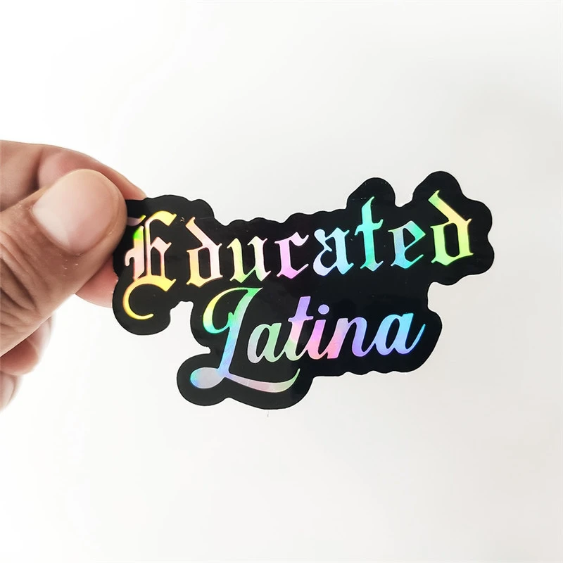 Индивидуальная печать наклейка с мультяшным поцелуем белые виниловые