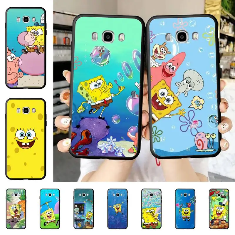 

Funny-Sponges-And-B-Bob Phone Case for Samsung J 4 5 6 7 8 prime plus 2018 2017 2016 J7 core