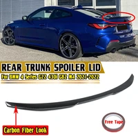 g22 m4 psm style car rear spoiler wing lip for bmw 4 series g22 430i g82 m4 2021 2022 car rear trunk spoiler lip boot wing lip
