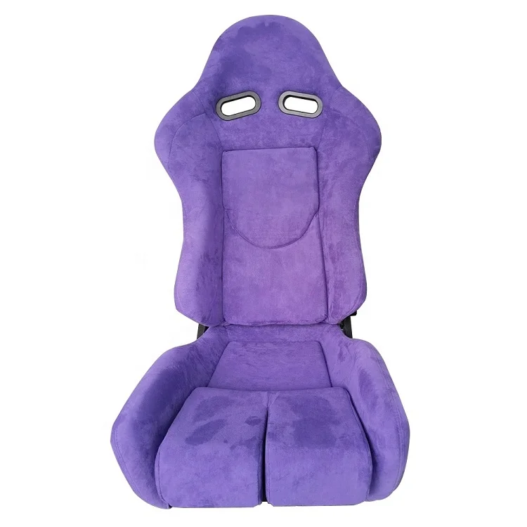 

High quality racing sports seat velvet skin violet air conditional function cooling heating race car seats
