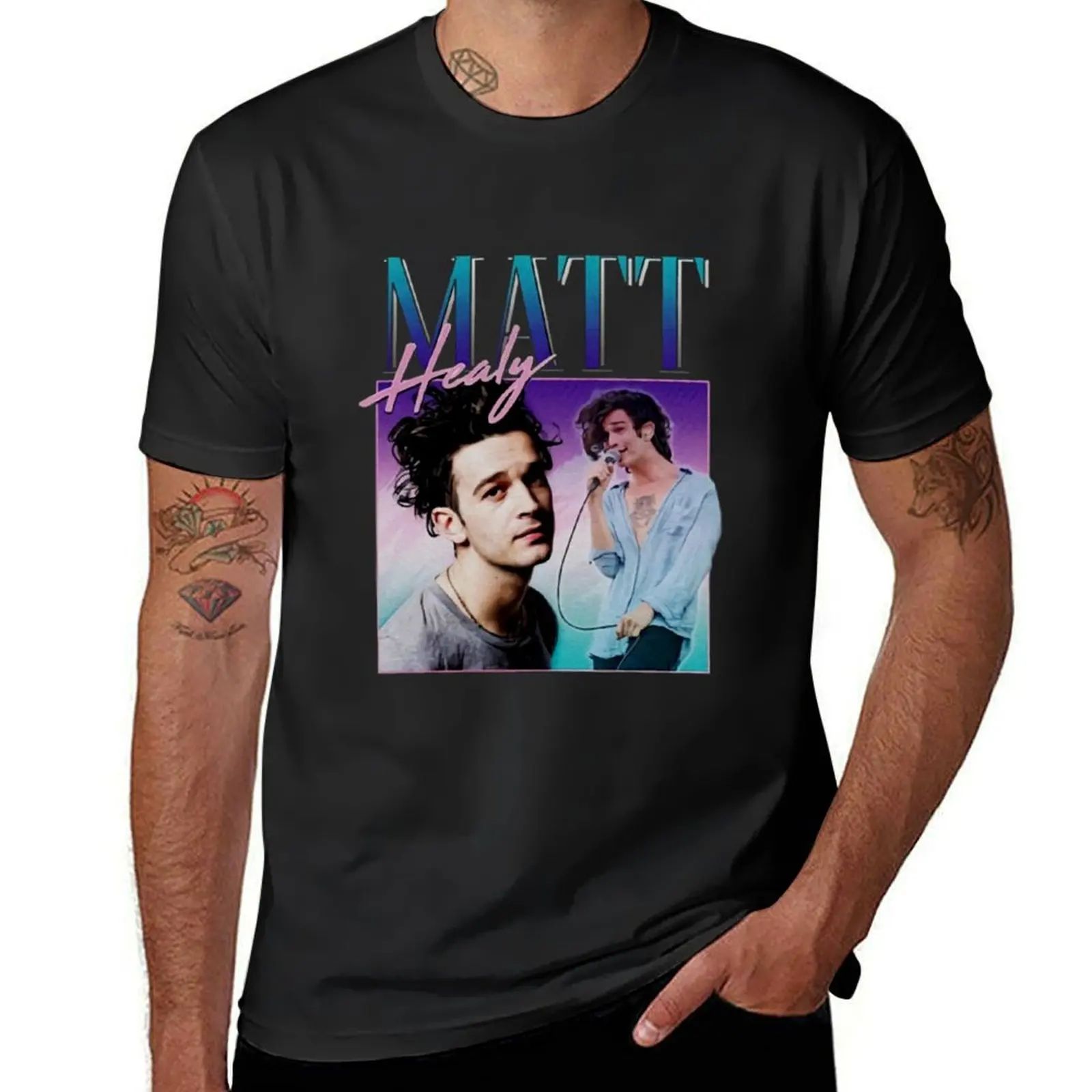 Забавная Мужская футболка Matt Healy Matty 1975 в стиле ретро 90-х годов вечерние футболки