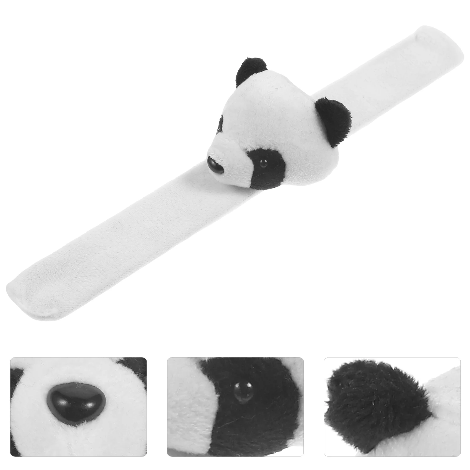 

Pop Circle Bracelet Animal Slap Bracelets Bulk Panda Theme Bands Flannel Animals Snap Bangle