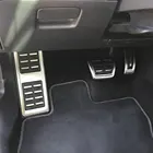 Автомобильные педали из нержавеющей стали для Volkswagen VW Touran LHD 2016 2017 2018 2019 2020 2021, упор для газового тормоза, защитная крышка для педали