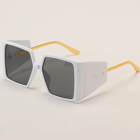 DOHOHDO винтажные Квадратные Солнцезащитные очки для женщин 2024 брендовые большие солнцезащитные очки в стиле стимпанк для мужчин ретро UV400 Солнцезащитные очки