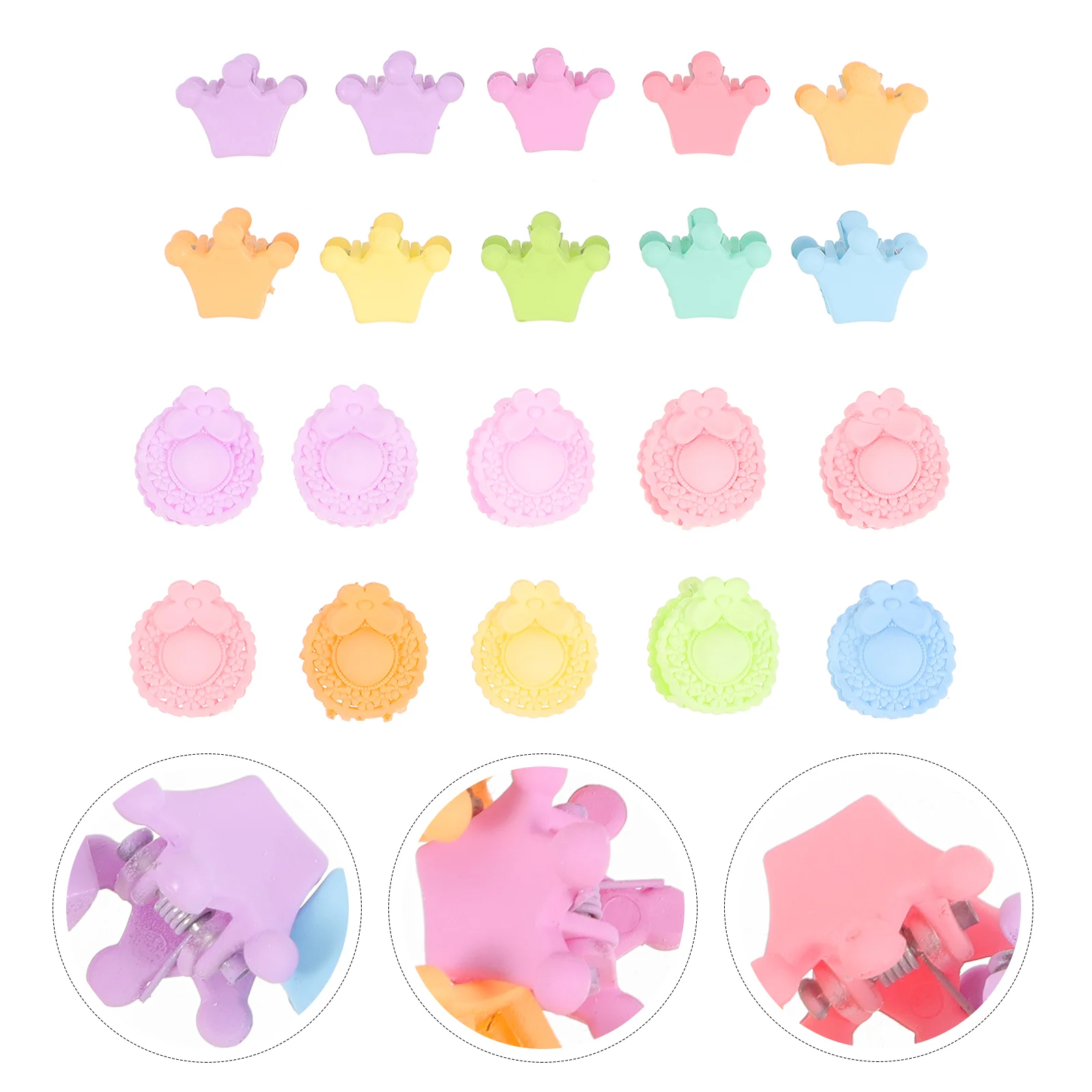 

20 pcs Toddler Claw Clips Mini Claw Clips Baby Girl Claw Clip Decorative Mini Claw Clips