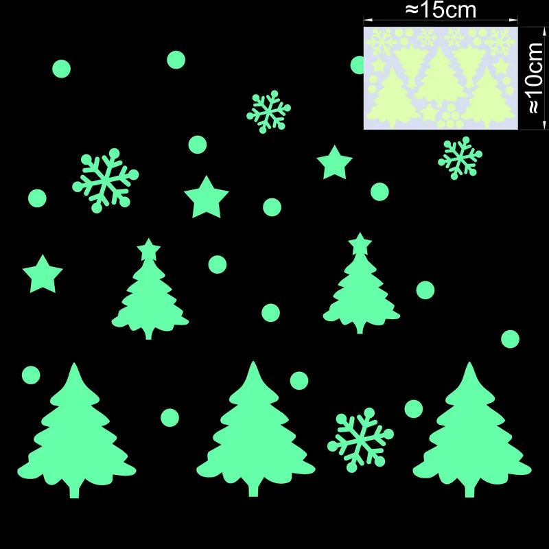 

Настенные наклейки NICELET, светящиеся в темноте, набор из 1 штуки