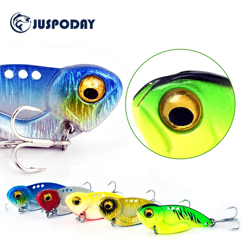 

Металлическая Вибрирующая приманка-погремушка с 3d-глазами, 5/8/14/20 г