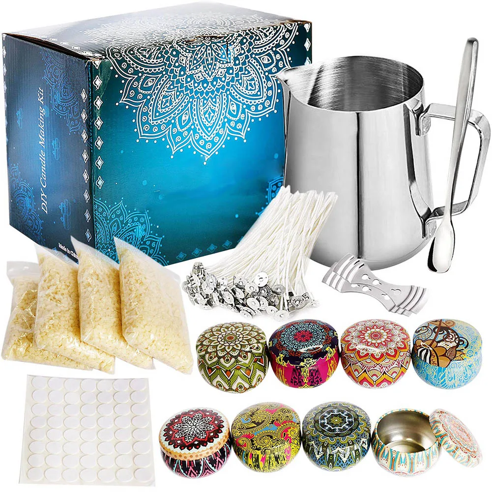 

Wax and Accessory DIY Candle Kit for The Making of Scented Candles Full Beginners Set