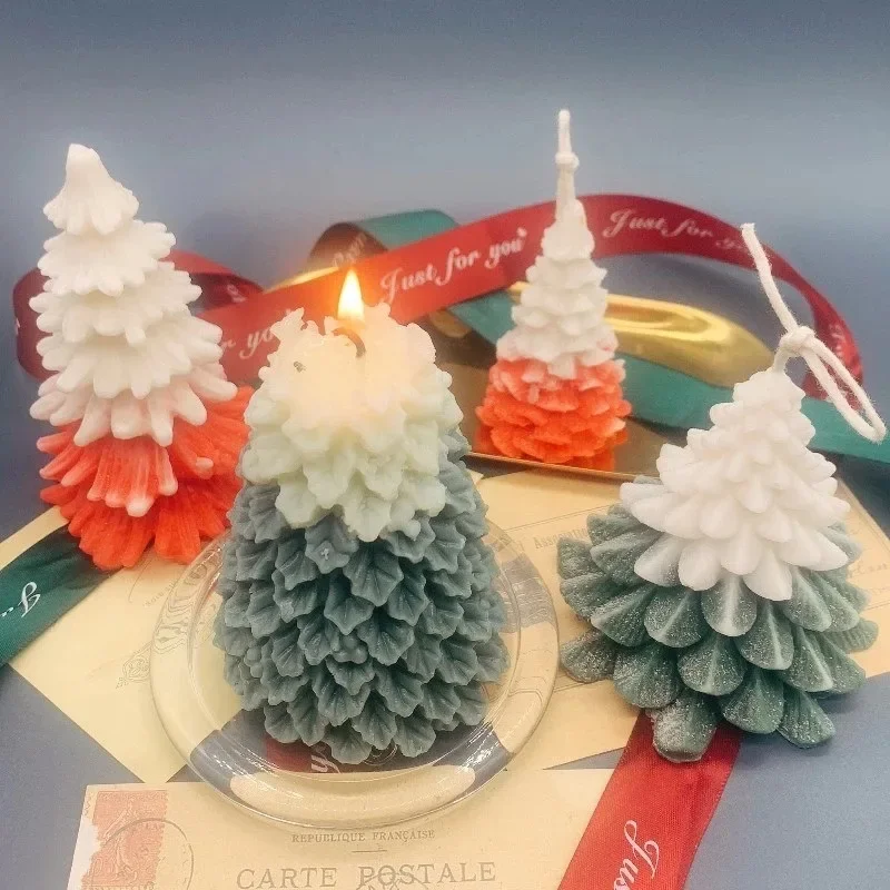 Многоуровневая Рождественская елка силиконовая искусственная смола форма