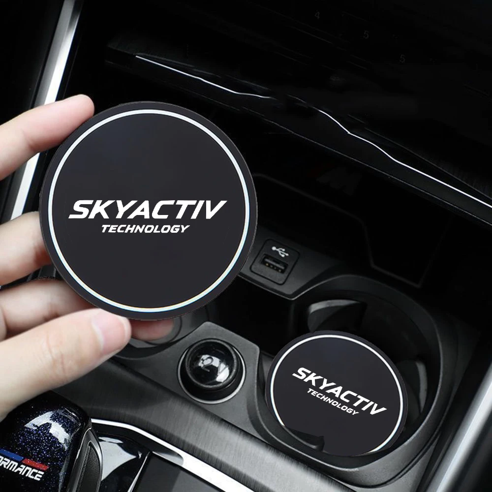 

2 шт., автомобильные подставки для стаканов Mazda skyactive 2 3 5 6 8 cx3 cx4 cx5 cx8 cx9 cx30