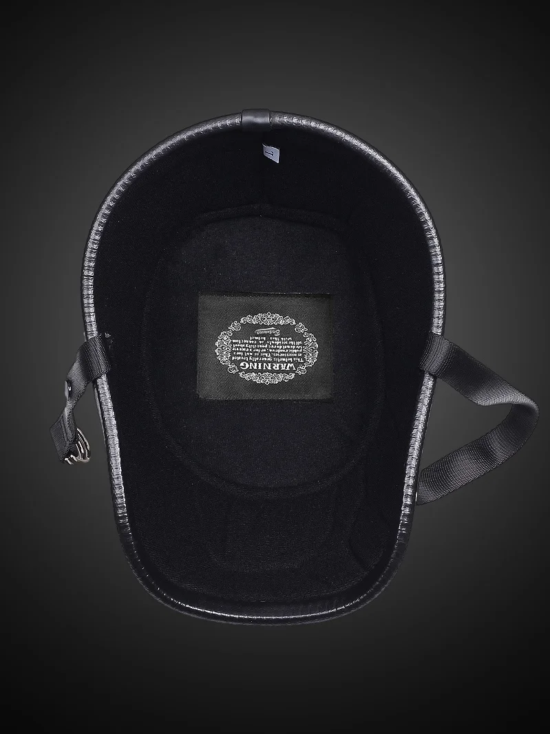 Мотоциклетный шлем в горошек мотоцикл из стекловолокна и немецкий кожаный