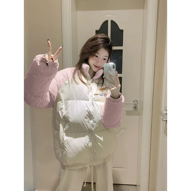 Куртка на хлопковой подкладке. Одежда Женская зима 2023. Новое студенческое