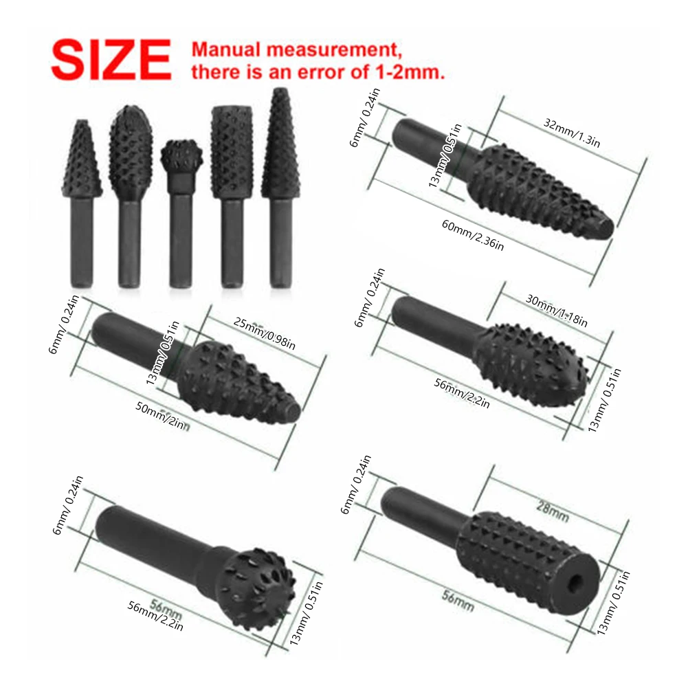 Набор сверл для резьбы по дереву шлифовальный станок Круглый хвостовик