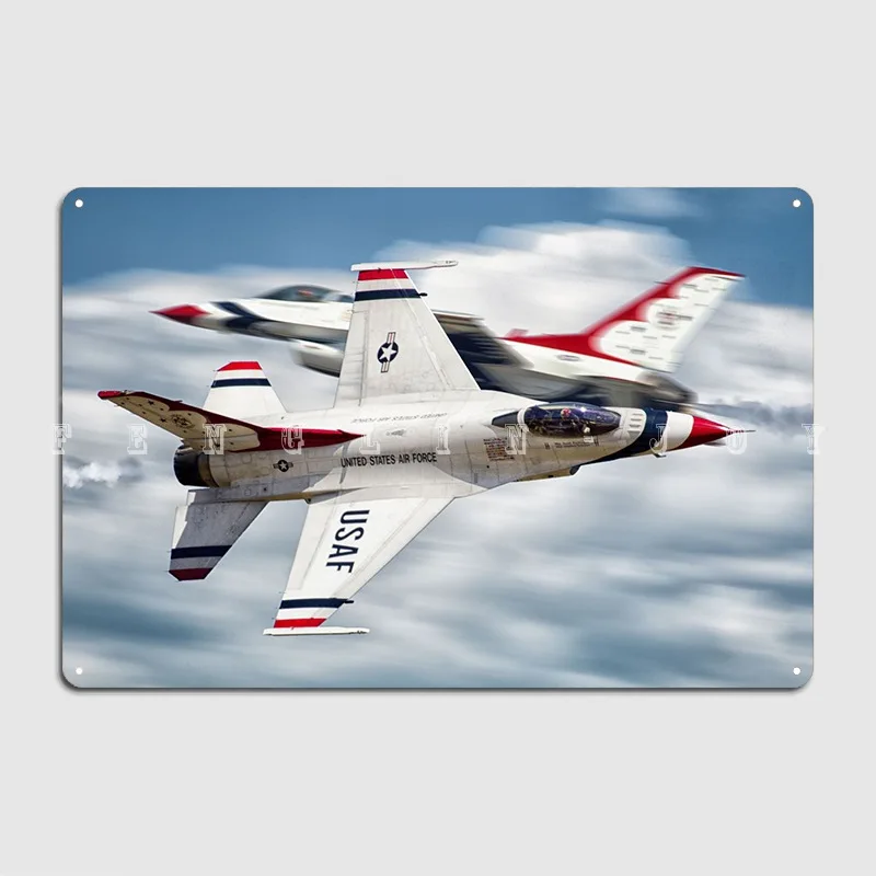 

Металлическая вывеска для кинотеатра Usaf Team The Thunderbirds