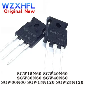 5PCS New Original SGW15N60 G15N60 TO-247 SGW20N60 SGW30N60 G30T60 IGW30N60T SGW40N60 SGW60N60 SGW15N120 SGW25N120 25N120 IGBT