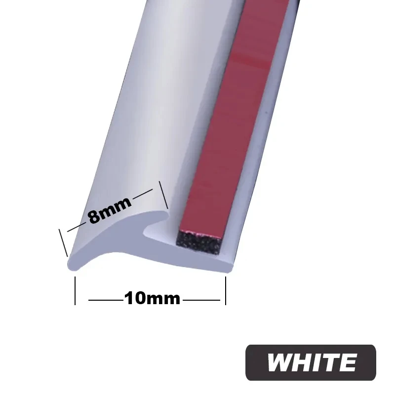 Универсальная резиновая уплотнительная лента для дверей автомобиля, наклонная Т-образная автоматическая дверная уплотнитель, звукоизоляционная уплотнительная лента, герметик для края автомобиля