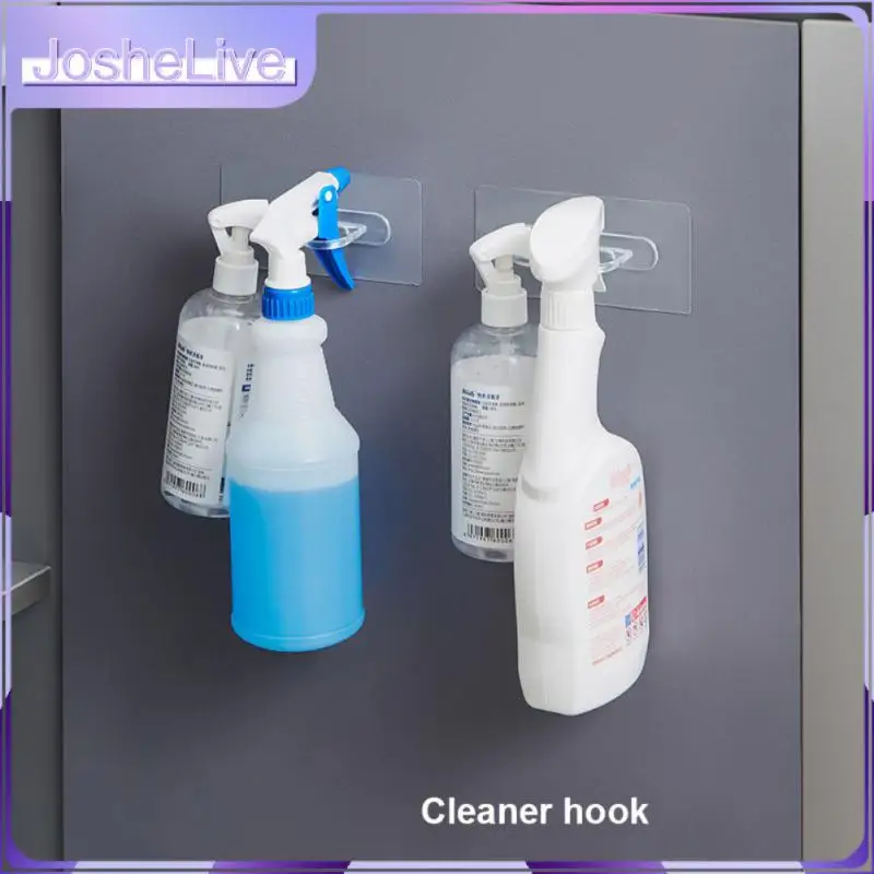 

Прозрачный крючок с двумя отверстиями, прочный крючок без отверстий, крючки с двойными отверстиями на кухне, прозрачный крючок для кухни