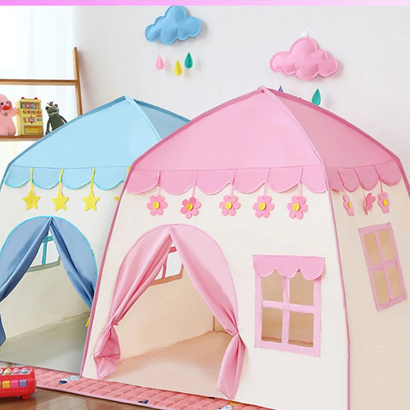 Portable Children's Tent Cute Wigwam Folding Kids Tents Baby
