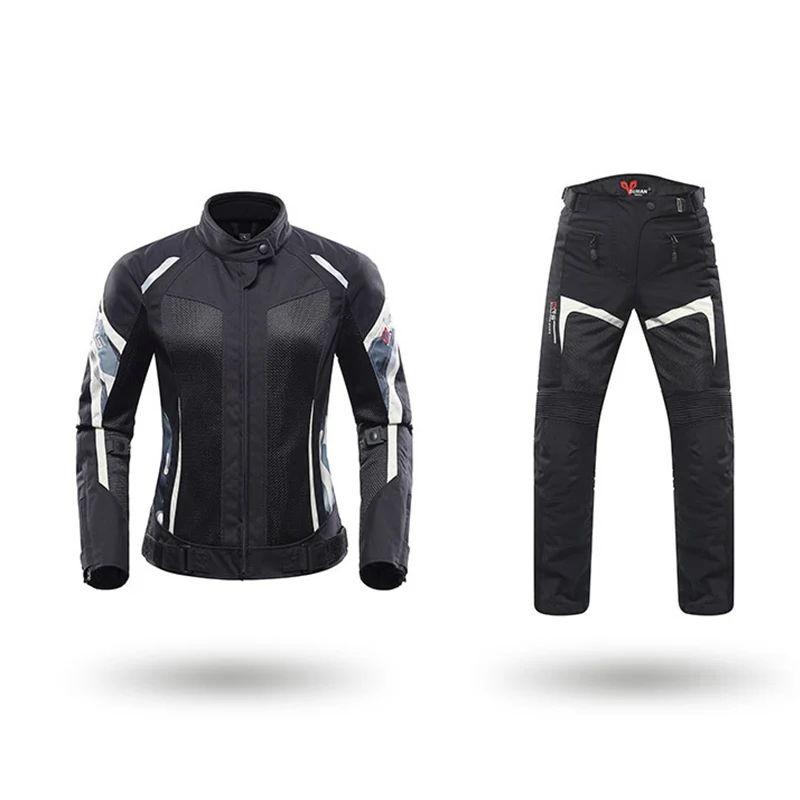 

Motorcycle female pants jacket motobike Motocross riding jacket windproof protective armor clothing For Kawasaki Ninja 650R