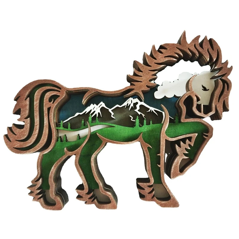 

Статуэтка из трояна с животными, настольное украшение для стола, резьба, модель трояна, креативное украшение для дома и офиса, скульптура