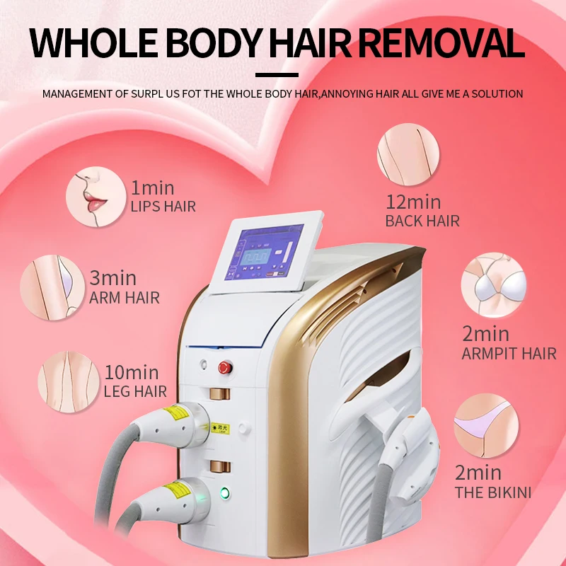 

2023 M22 IPL OPT Laser Hair Removal Q-Switched Nd Yag Laser Tattoo Removal Machine Professional Device Full Bodylaser Hair Remo