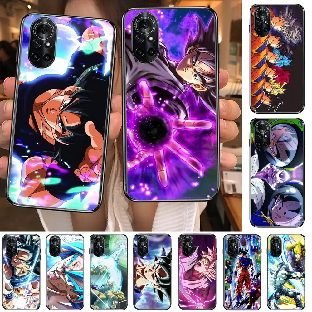 

Goku Saiyan Clear Phone Case For Huawei Honor 20 10 9 8A 7 5T X Pro Lite 5G Black Etui Coque Hoesjes Comic Fash design