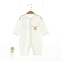 baby onesie summer thin section newborn long sleeved romper romper baby cotton pajamas summer clothes