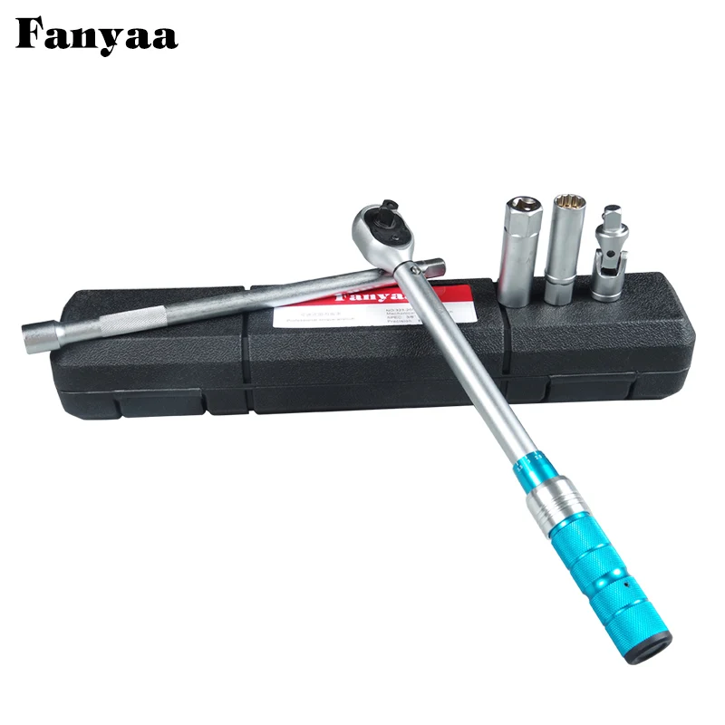 Набор динамометрических ключей Fanyaa 5 шт. привод 3/8 дюйма 10-60 нм точность 4% ремонт