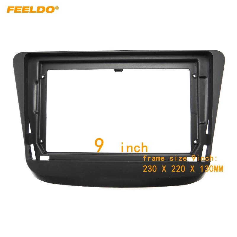

Рамка для автомобильной аудиосистемы FEELDO 9 "с большим экраном, DVD-адаптер для Suzuki Wagon R 2Din, комплект рамок панели для монтажа приборной панели #...