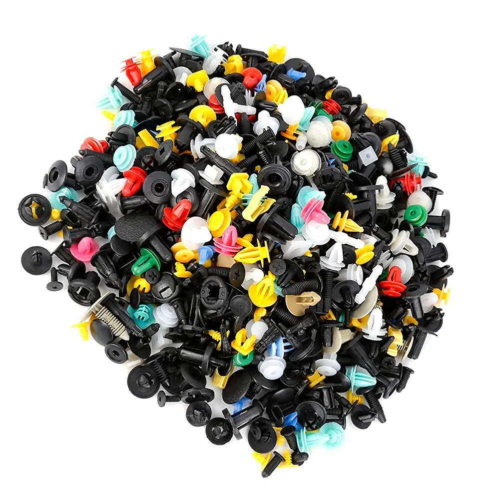 

1000Pcs Car Clips Fastener Screws Bumper Interior Decoration Auto Plastic Random Mixing Plastic