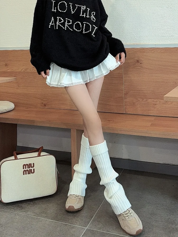 FDC белые носки с рогом вязаные ворсы простые одинаковые кроссовки в стиле ретро